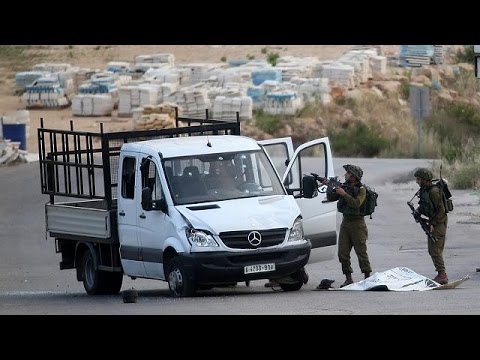 بالفيديو مقتل فلسطيني صدم جنودًا إسرائيليين بسيارته في الضفة الغربية