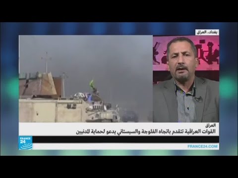 بالفيديو تعامل القوات العراقية مع وجود المدنيين في مدينة الفلوجة