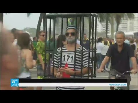 بالفيديو مظاهرات حاشدة قبيل انطلاق أولمبياد ريو في البرازيل