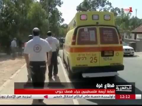 بالفيديو شاهد الطيران الإسرائيلي يشنّ غارات على شمال قطاع غزة