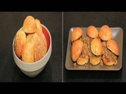 طريقة اعداد خبز ميني برجر  سلوبي جو