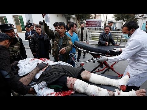 بالفيديو أفغانستان تتعرض إلى إعتداءات دموية خلّفت 50 قتيلاً على الأقل