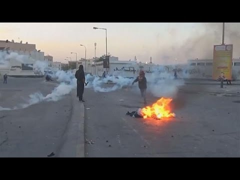 شاهد احتجاجات في البحرين عقب إعدام ثلاثة شبان