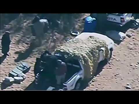 شاهد  البنتاغون ينشر مقطع فيديو لاستهداف داعش في ليبيا