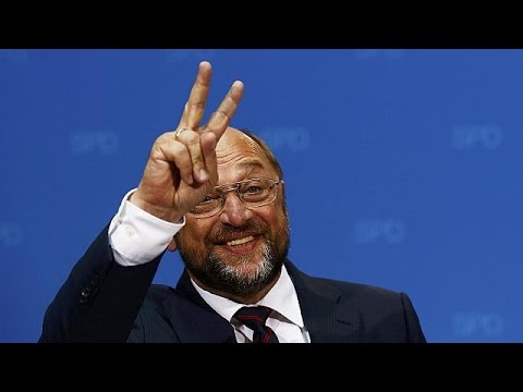شاهد  مارتن شولز يترشح لمنصب المستشارية الألمانية