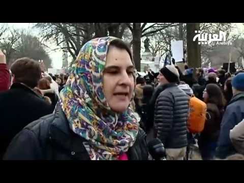 بالفيديو المظاهرات تعم المدن والمطارات الأميركية