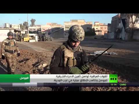 بالفيديو القوات العراقية تتأهب إلى اقتحام غرب محافظة الموصل