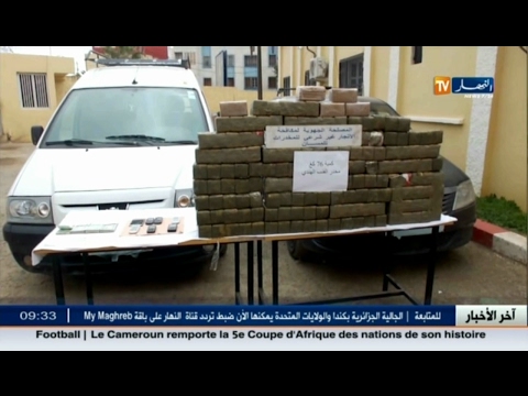بالفيديو مصالح الأمن في وهران تعثر على 150 كلغ من المواد المخدّرة