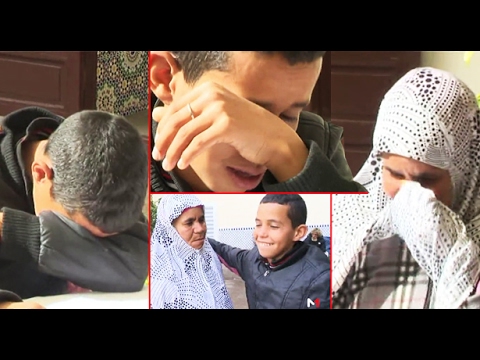بالفيديو لقاء مؤثر بين طفلين ووالديهما بعد مرارة التشرد