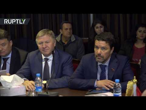 شاهد وفد برلماني روسي يزور دمشق
