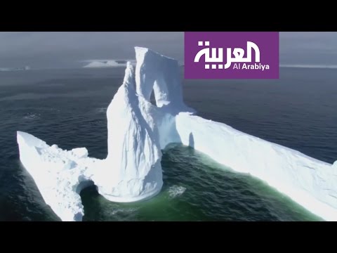 شاهد  كيف ستنقل الإمارات جبلاً جليديًا إلى سواحلها