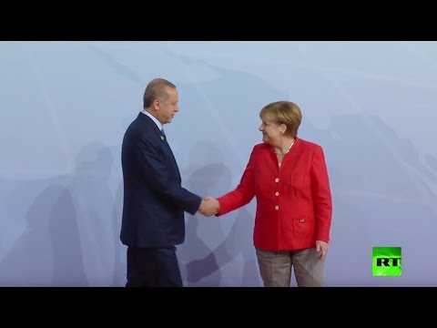 أنجيلا ميركل تستقبل الرئيس التركي رجب طيب أردوغان 
