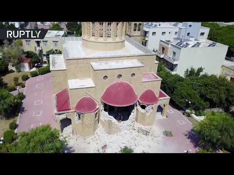 شاهد حجم الدمار بعد وقوع الزلزال قرب جزيرة كوس اليونانية