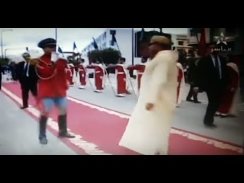 شاهد  رد فعل ملك المغرب محمد السادس