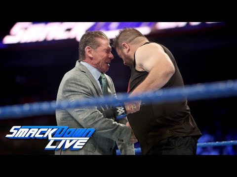 شاهد كيفن أوينز يعتدى على رئيس بطولة wwe