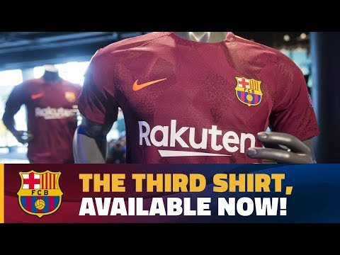 شاهد قميص نادي برشلونة الثالث الجديد