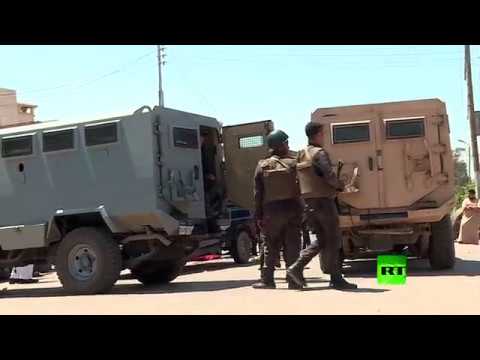 تواجد أمني مكثّف في موقع كمين الواحات جنوب غرب القاهرة