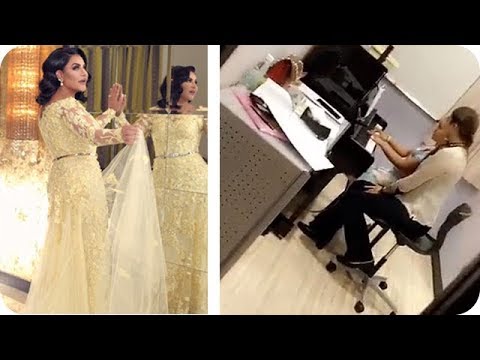 شاهد لولو الهاجري تهدي والدتها الفنانة أحلام هدية