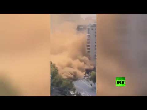 سحابة من الدخان الأصفر تُصيب الحركة المرورية في الصين بالشلل