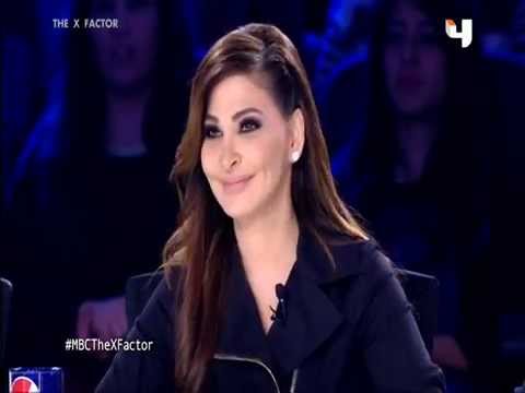 اليسا تقبل متسابق في برنامج the x factor