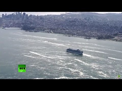 سفينة موبوءة بـكورونا ترسو في ميناء أوكلاند الأميركي