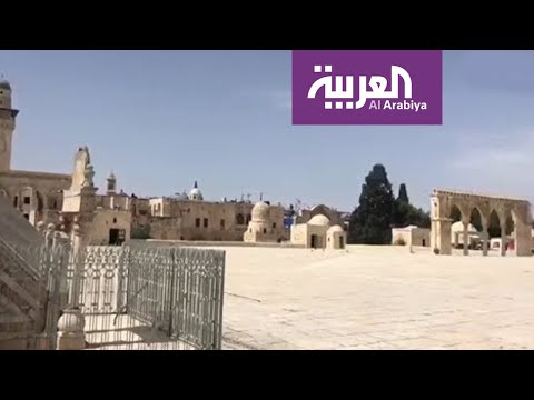 شاهد إغلاق المسجد الأقصى في إطار إجراءات مكافحة كورونا