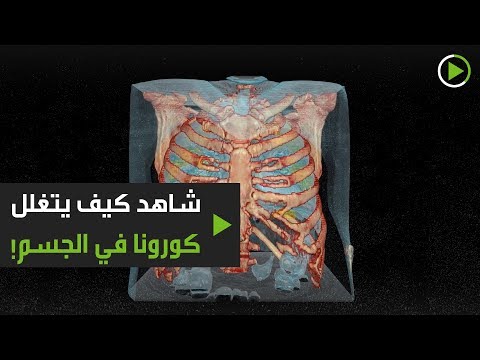 كيفية تأثير فيروس كورونا على الجسم بتقنية الواقع الافتراضي