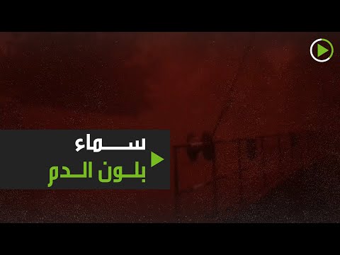 عاصفة رملية مخيفة تضرب نيامي