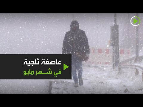 عاصفة ثلجية تضرب ألمانيا في آيار الحالي