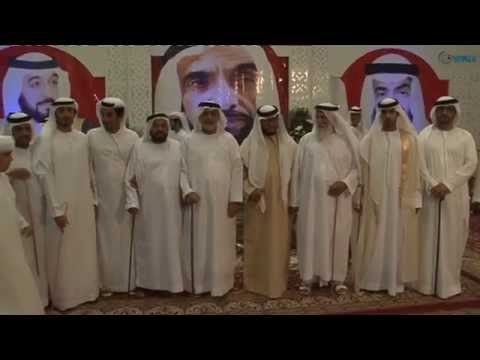 شاهد سلطان بن زايد يحضر فرح الشامسي في العين