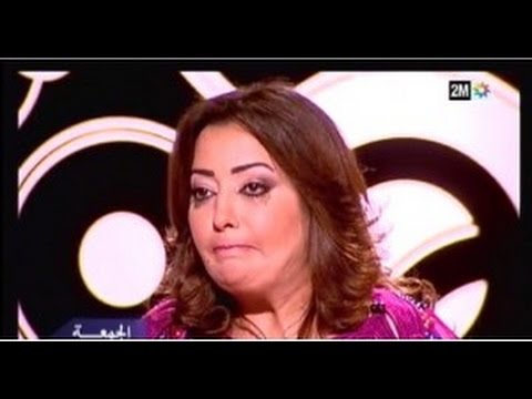 بالفيديو  بكاء إلهام وعزيز على الهواء