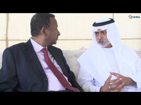 نهيان بن مبارك يستقبل وزير الاستثمار السوداني