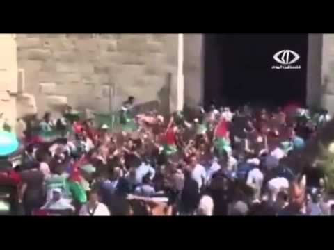 شاهد مسيرات في أنحاء متفرقة من القدس