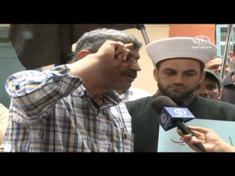شاهد الفلسطينيون المهجرون إلى لبنان يواصلون الاعتصام