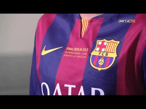شاهد برشلونة يرتدي قمصانًا خاصة في نهائي الأبطال