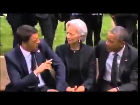 فيديو أوباما يتحرش بمديرة صندوق النقد الدولي