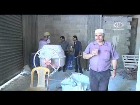 بالفيديو مهندس فلسطيني يبتكر اسمنت محلي الصنع