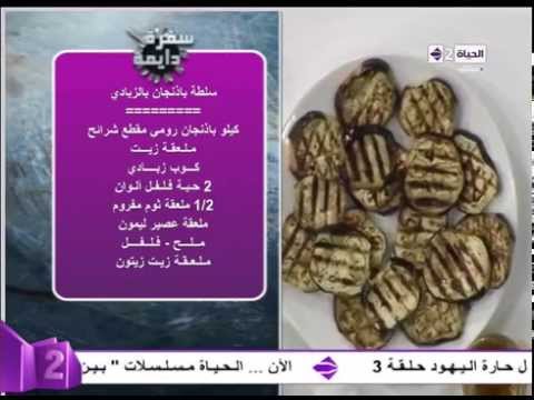 فيديو طريقة عمل سلطة باذنجان بالزبادي