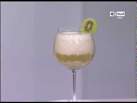 شاهد طريقة عمل عصير سموزي الكيوي