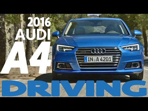 شاهد تجربة القيادة الأولى للسيارة 2016 audi a4 sedan