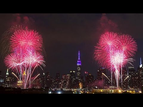 شاهد احتفالات في الولايات المتحدة لمناسبة عيد الاستقلال