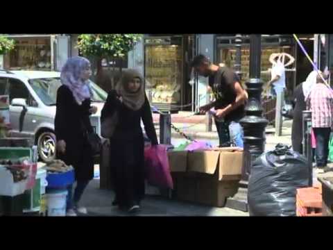 بالفيديو الفلسطينيون يستعدون لاستقبال عيد الفطر