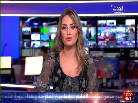 مذيعة العربيّة تتفوه بلفظ خارج على الهواء