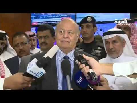شاهد الرئيس اليمني يزور مركز الملك سلمان للإغاثة