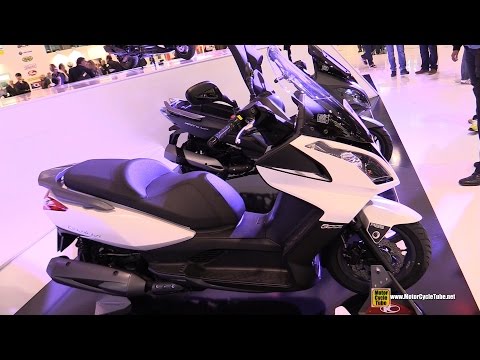 بالفيديوالسكوتر الرائع kymco downtown 300i