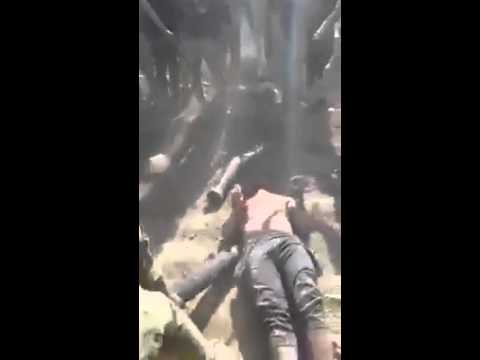 شاهد قتل داعش على أيدي الحشد الشعبي