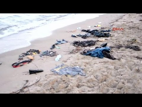 غرق لاجئين سوريين بينهم أطفال قرب بودروم التركية