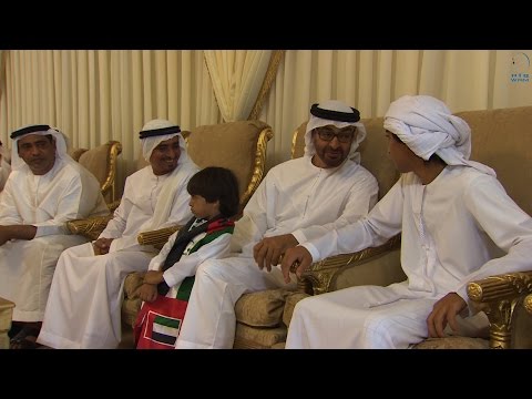 شاهد ولي عهد أبو ظبي يواصل العزاء في شهداء الوطن والواجب