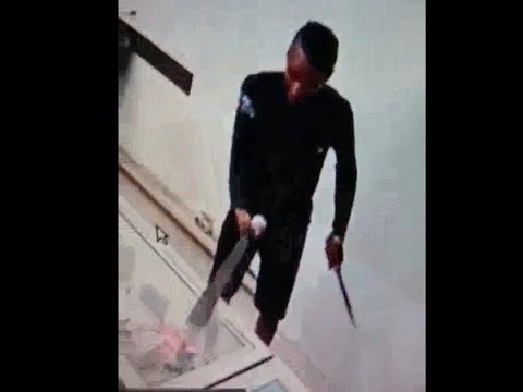 شاهد لحظة سطو مجرم على سيبر في سلا