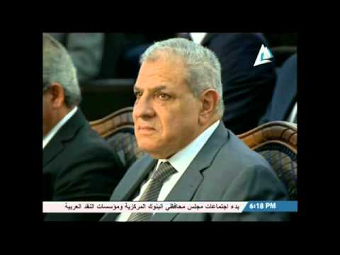 شاهد محلب يبكي بعد شكر السيسي له